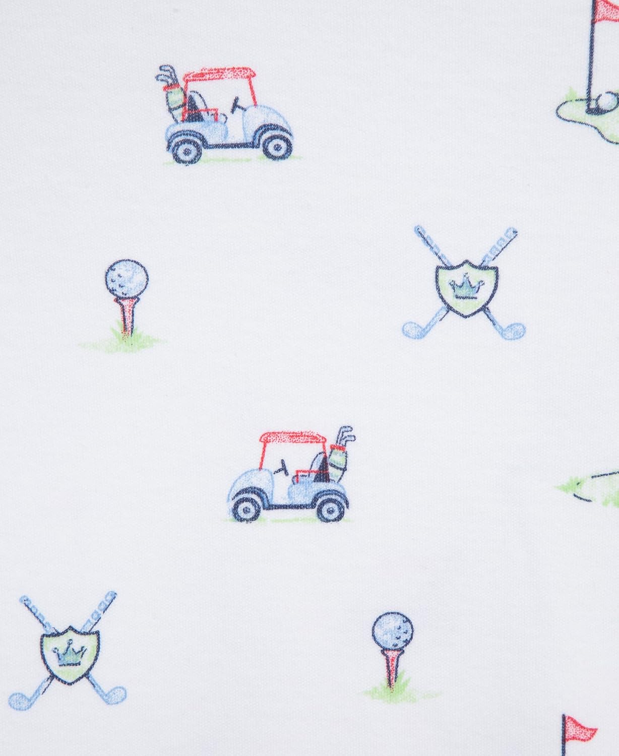 Little Me Clothes for Baby Boys' 2-Piece Nightgown and Cap Set 100% Cotton with Elastic Bottom, Baby Essentials, 0-3 Months - Image 3