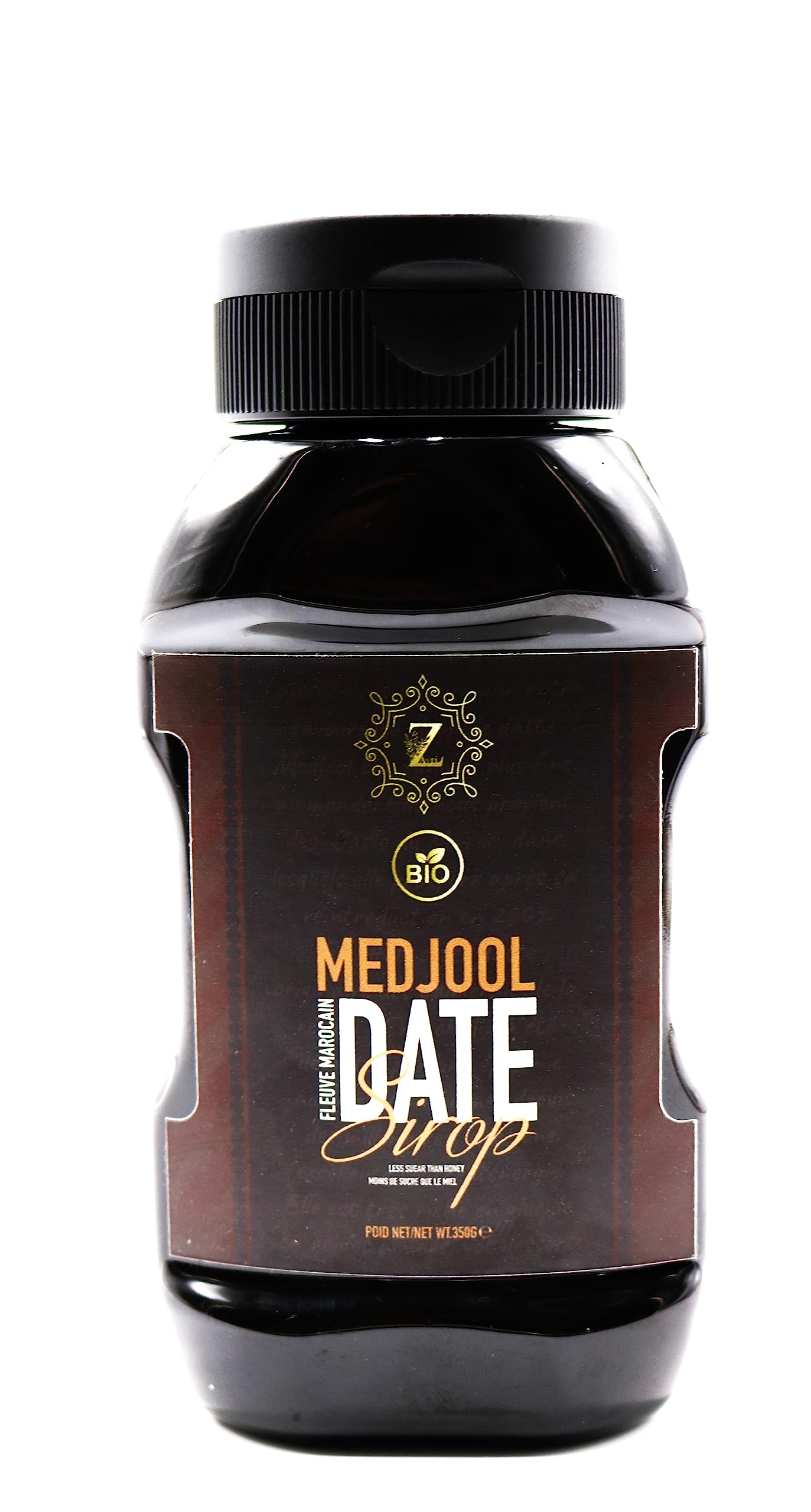 Sirop de dattes Medjoul du Maroc— Sirop de Datte 100% Pure & Naturel, sans Sucre — Sirop pour Café qui Convient aux Végan, 350g