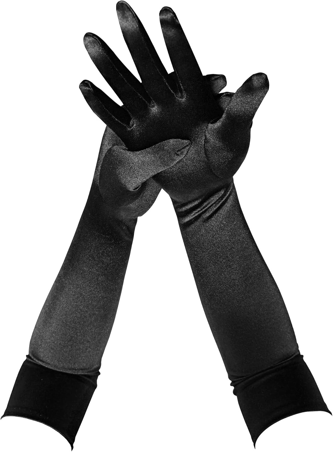 Vintage Necklace,Earrings, Long Black Holder, Black Opera Gloves 1920s Gatsby 4 piece Costume Jewelry accessories Set Audrey Hepburn Inspired Breakfast at T's - Image 4