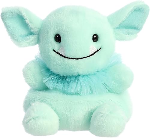 Aurora® Adorable Palm Pals™ Gribble Goblin™ Animal de peluche, diversión de bolsillo, juego sobre la marcha, verde, 5 pulgadas