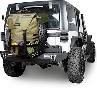 Spare Tire Trash Bag, Offroad Spare Tire Storage Bags Heavy Duty Truck Tailgate Trash Bag Fits up to 40" Tire, Large Recovery Gear Firewood Camping Cargo Storage Bag for Jeep Truck SUV Car