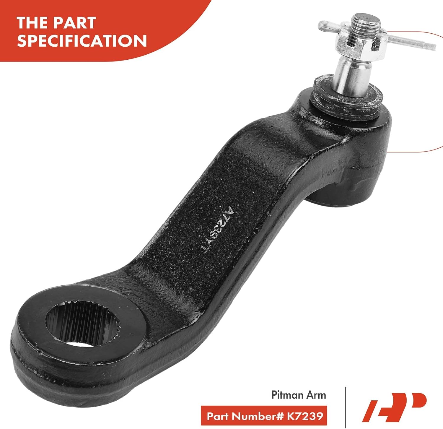 A-Premium Set of 6, Front Upper Lower Ball Joint, Idler Arm, Pitman Arm, Compatible with Dodge Ram 1500 1994 1995 1996 1997 1998 1999, RWD Only