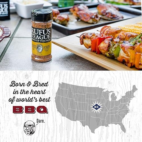 Miniatura 8 de Rufus Teague - Chick N' Rub - Premium BBQ Rub - Botellas de 6.2 oz - Paquete de 2