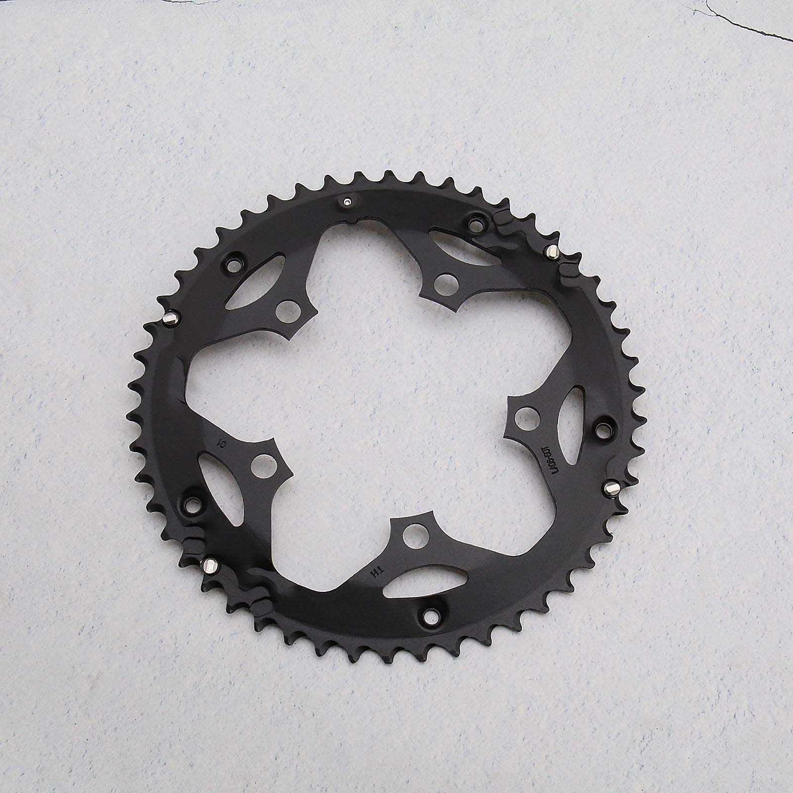 Create idea Corone per bicicletta 34T / 50T 110BCD 5 fori per bullone per bici da strada a 9 velocit¨¤ a 10 velocit¨¤ Accessori di ricambio per ciclismo in alluminio nero