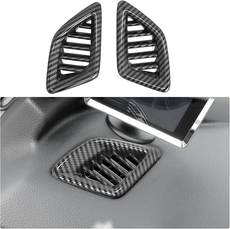 Moldura adesiva para saída de ar superior do painel Honda Accord 10ª geração – 2 peças