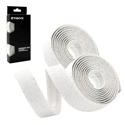 Thinvik Cinta de corcho EVA para manubrio de bicicleta cinta ecológica para barra de bicicleta envoltura antideslizante para mango de bicicleta