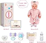 BABESIDE Poupées de bébé réalistes - Poupées de nouveau-né réalistes de 20 po avec corps articulé, poupées de bébé réalistes avec accessoires pour filles de 3 ans et plus, jeux de rôle, collection