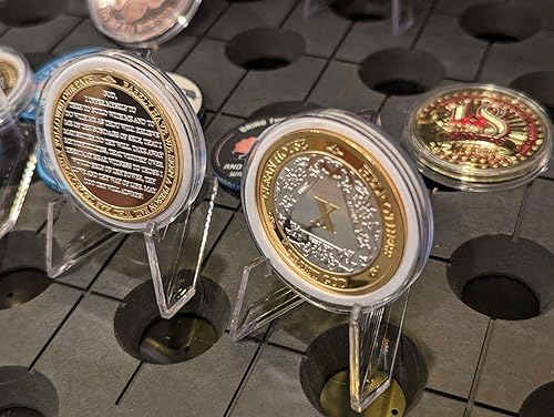 Miniatura 13 de Medallón anónimo de Alcohólicos Anónimos de Plata y Oro 1-60 años (20 años (XX)) Cápsula de Moneda AA Incluida