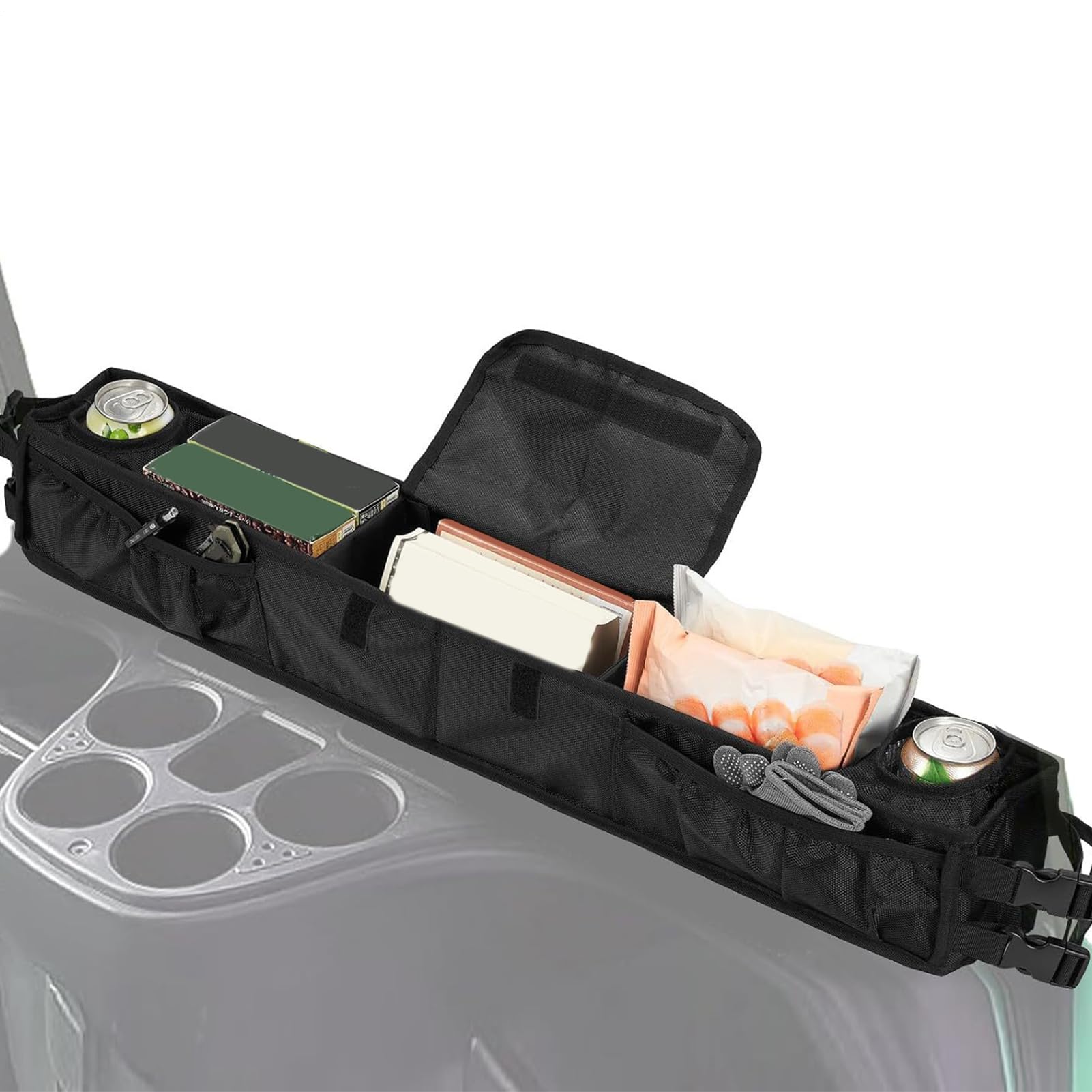 Cesta Frontal para Carrito de Golf Portaobjetos Interior para Compartimento