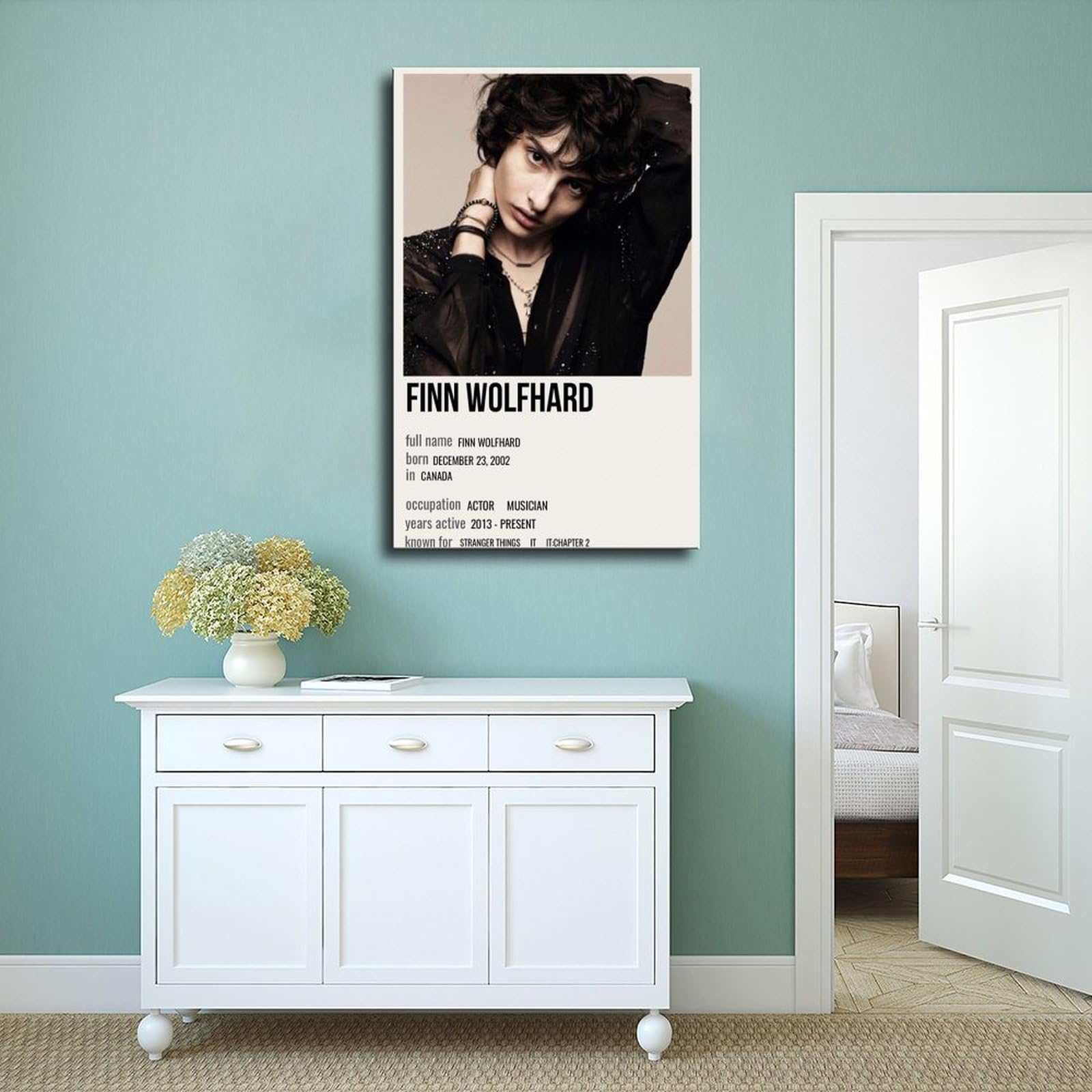 Finn Wolfhard Poster (18) Canvas Poster Bedroom Decor Sports
