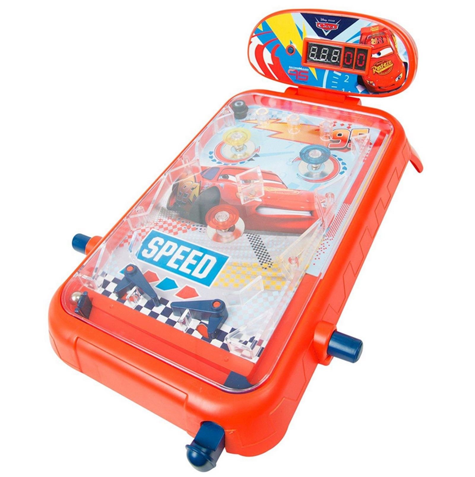 Disney Cars Electronic Pinball Machine Table Top Toy Game Childrens Kids Family Play Set Xmas Gift