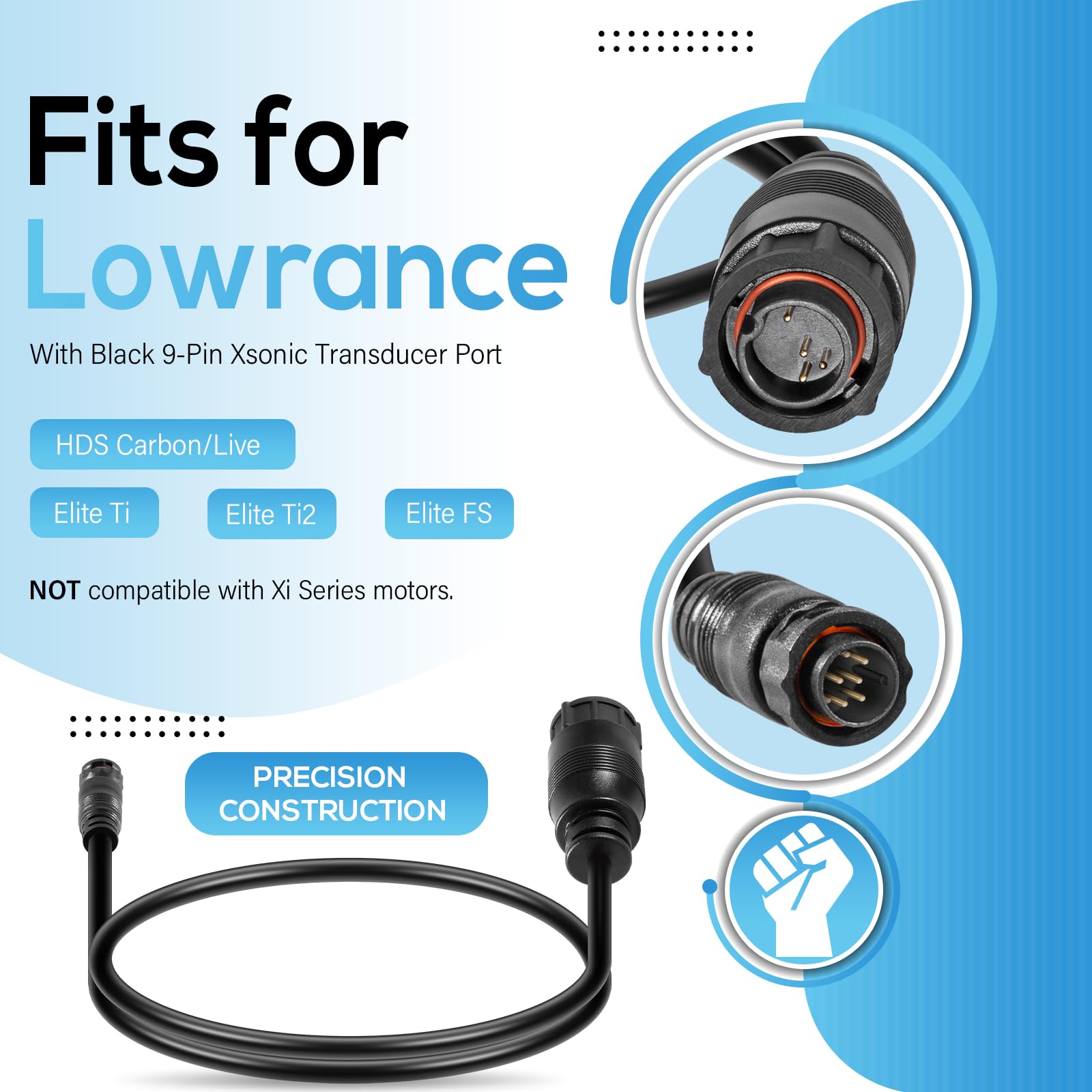 Universal Sonar Compatibility Chart 9-Pin Adapter Cable MKR-US2