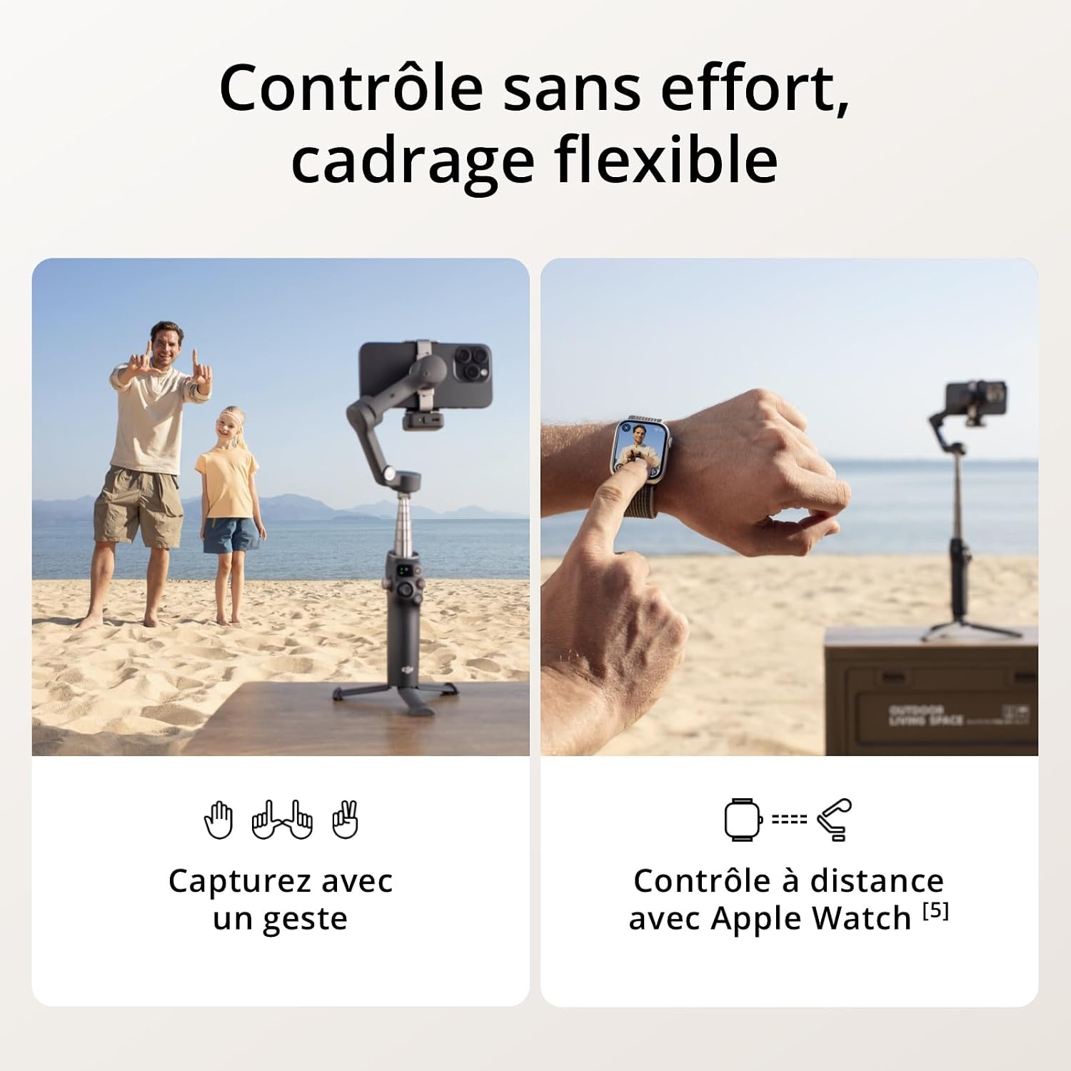stabilisateur smartphone dji – vue détaillée