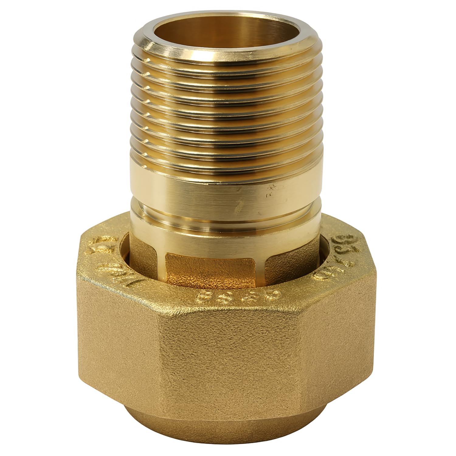 Westco Brass BS746 Female Union x BSPT Male Fitting - Gas Meter