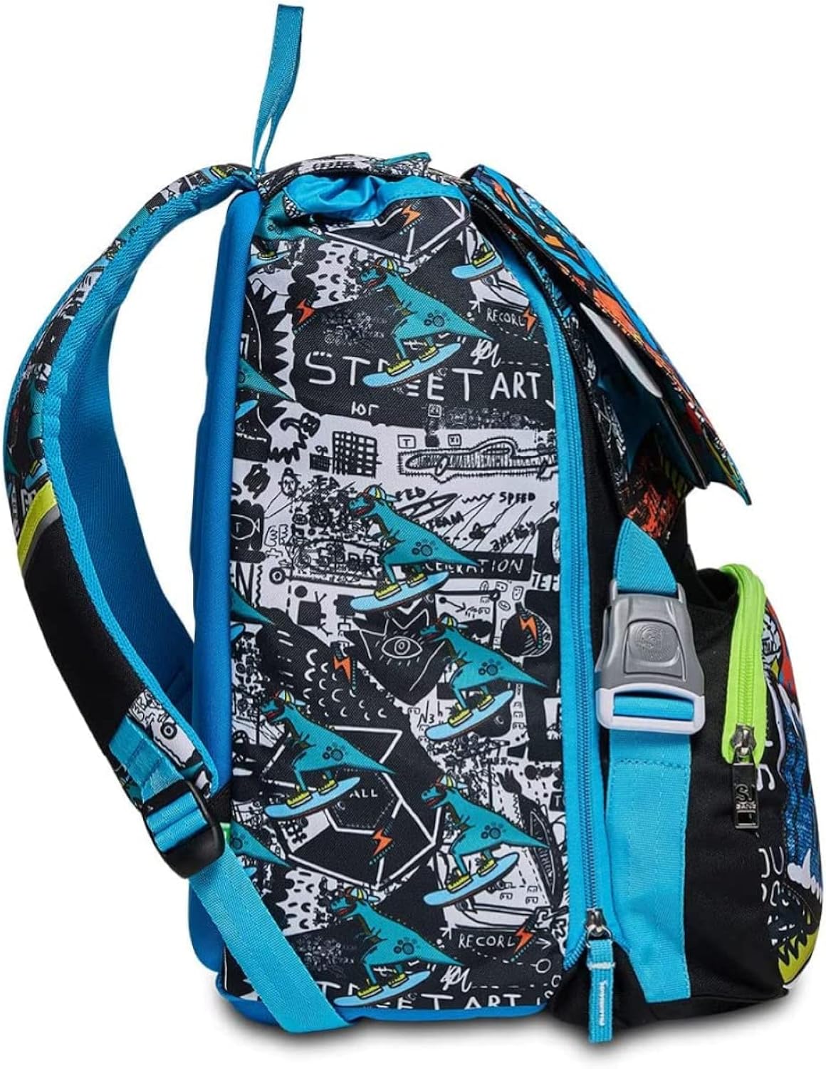 Scuola Schoolpack ZAINO SEVEN SJ gang Animali Estensibile FLIP SYSTEM Flame Scarlet Dinosauro + Omaggio 7 Penne Scatto cancellabili con portachiave gioco cubo Scuola Schoolpack ZAINO SEVEN SJ gang Animali Estensibile FLIP SYSTEM Flame Scarlet Dinosauro + Omaggio 7 Penne Scatto cancellabili con portachiave gioco cubo