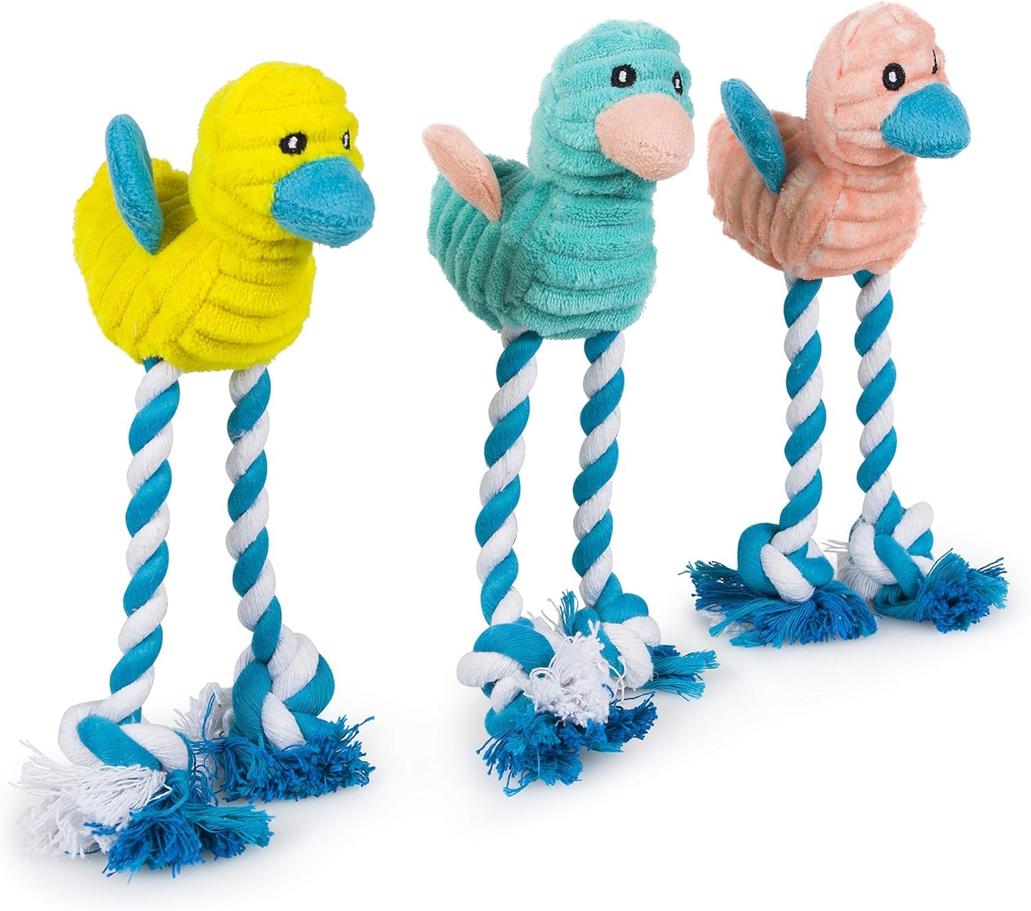 Petface (Little Petface) Cord Long Legs Puppy Dog Toy, One Supplied, Randomly