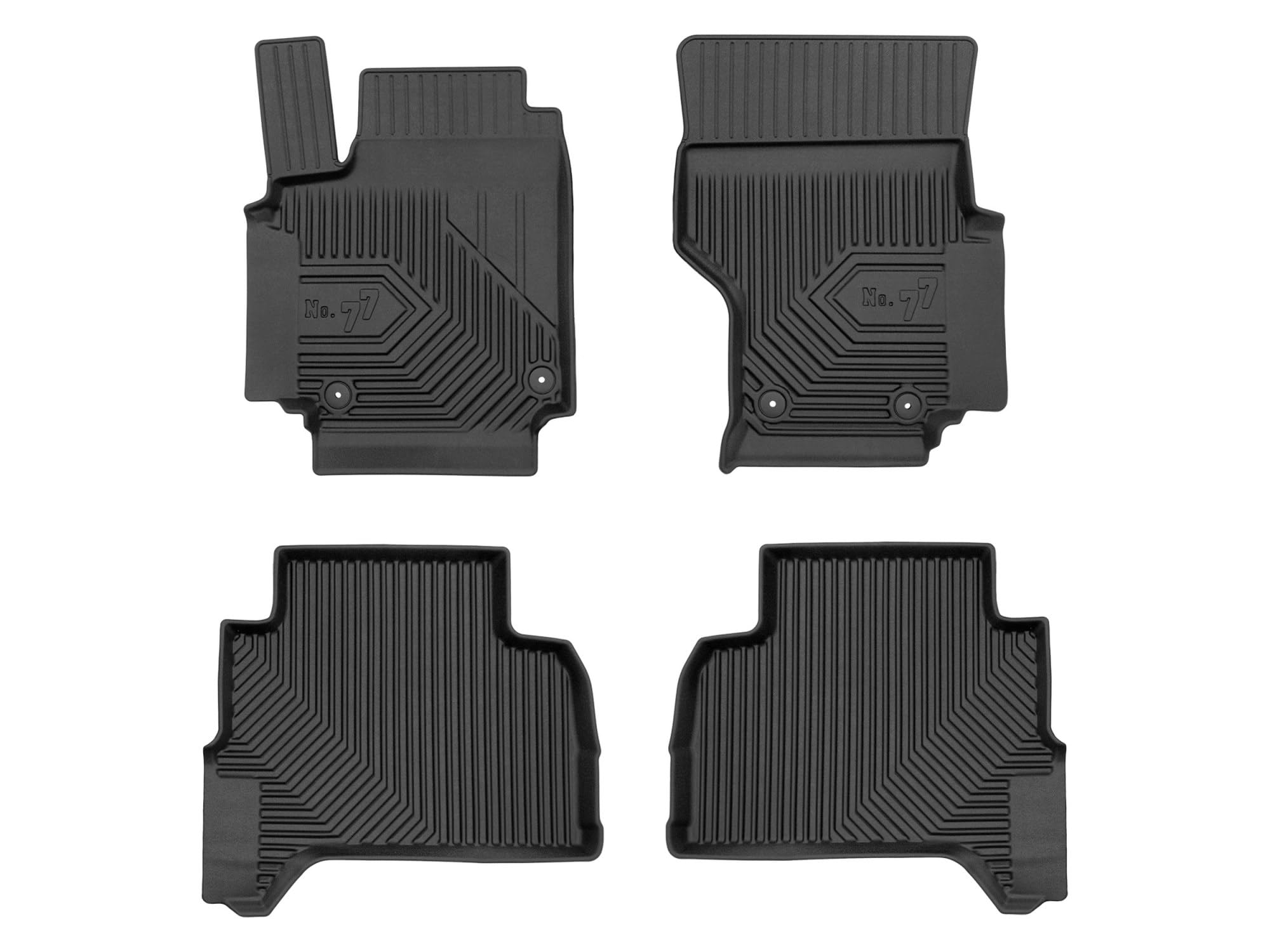 Dywaniki 3D TPE kompatybilne z Volkswagen Amarok I, komplet, NO77