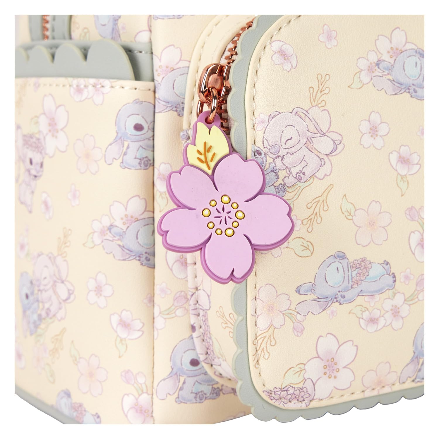 Amazon.com: Loungefly Disney Cute Stitch Cherry Blossom Mini