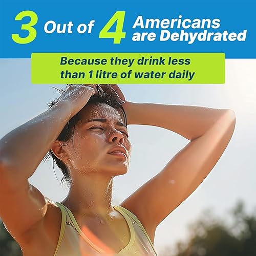 Miniatura 5 de Electrolitos en polvo sin azúcar, mezcla de bebida con electrolitos, 5 vitaminas y 6 electrolitos, apto para dieta cetogénica, potasio y sal, polvo