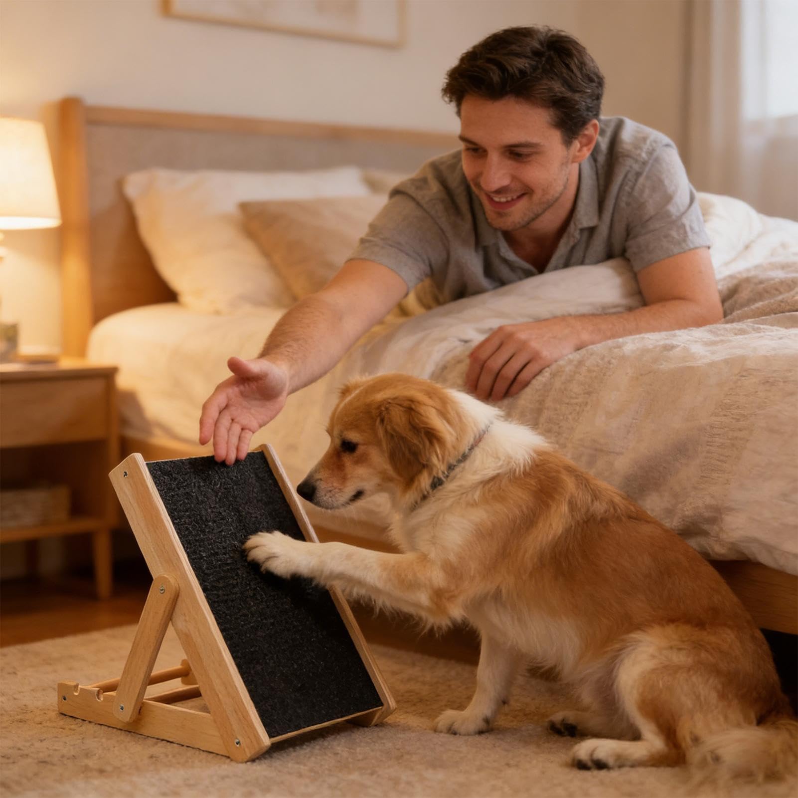 Grattatoio Cani Grattatore Unghie Per Animali Domestici Con 3 Regolazioni | Limaunghe per Cane Per Sollievo Dalla Noia, Protezione Dei Mobili, Casa, Cortile, Viaggio E Addestramento
