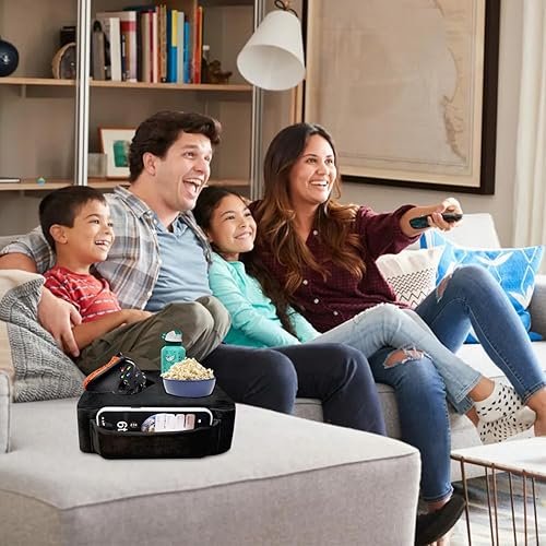 Miniatura 4 de Cojín Portavasos para Sofá Cama, Portabebidas Nisdoing de 5 Orificios para Sofá Mantén las Bebidas al Alcance y Conserva la Temperatura, Evita