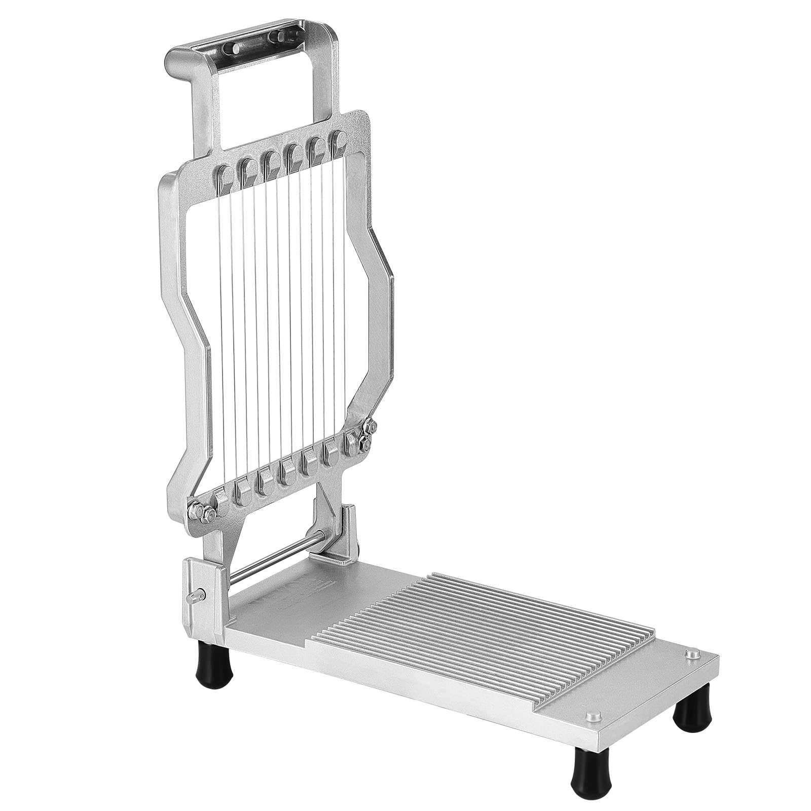 VEVOR Cortador Desmontable de Queso con Alambre para Cortar Mantequilla y Queso, Cortador de Aleación de Aluminio con Alambre de Acero Inoxidable 316, para Cocina y Restaurante, 317 x 169 x 90 mm