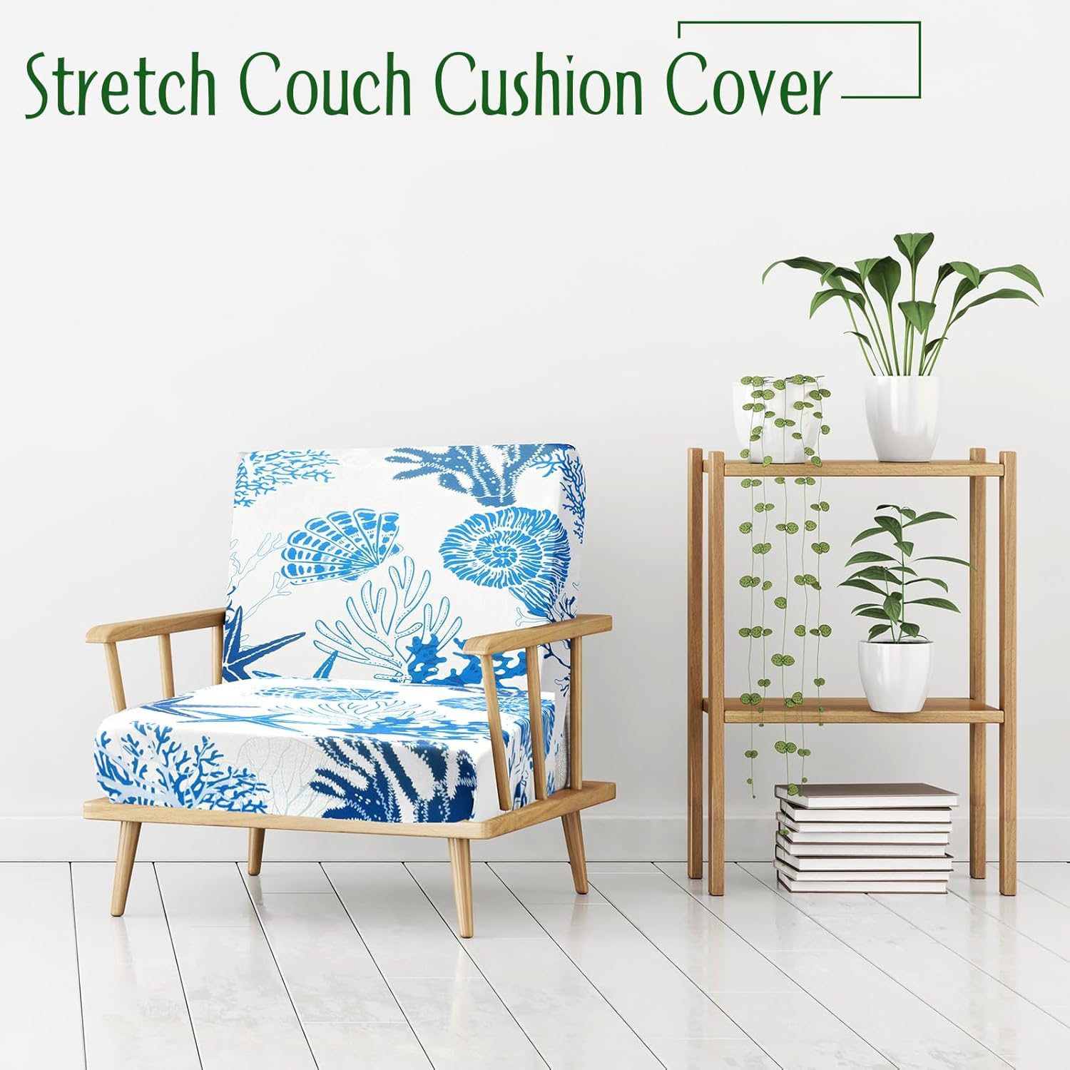 Spiareal 8 Pcs Waterproof Patio Stretch Sofa Cushion Cover, Outdoor Cushion Cover Replacement Include 4 Backrests and 4 Cushions, Sofa Seat Covers Furniture Protector(Coral)