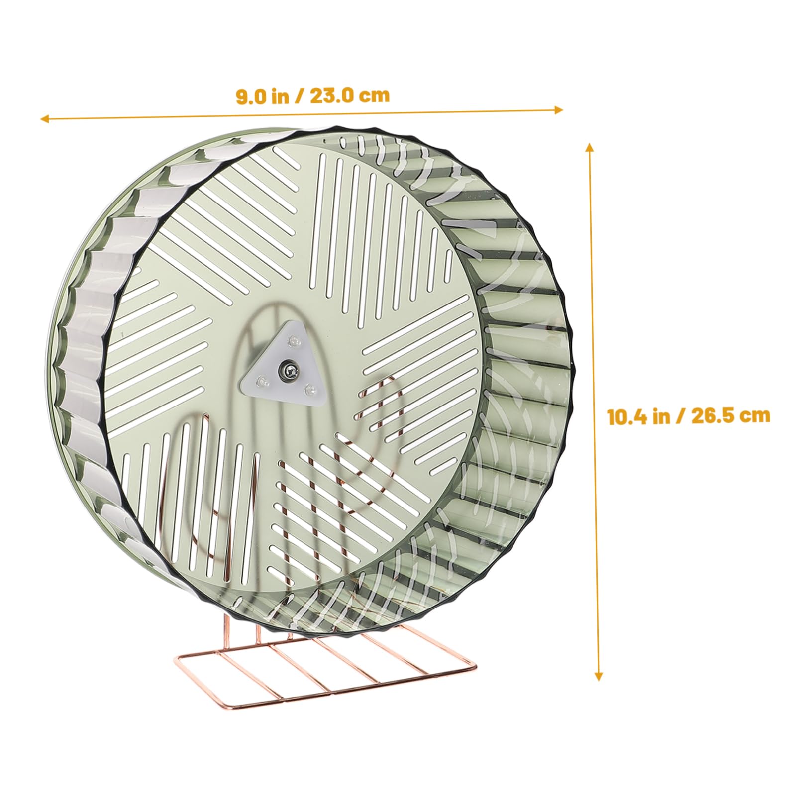 Totority Exercising Hamster Wheel for Pets Quiet Compact Hedgehog Wheel with Stand for Squirrels Dwarf Hamsters and Chinchillas Enhances Joy and Health Cages