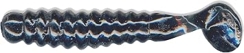 Slider Crappie/Panfish Grub Lure, 1-1/2-Inch, Black
