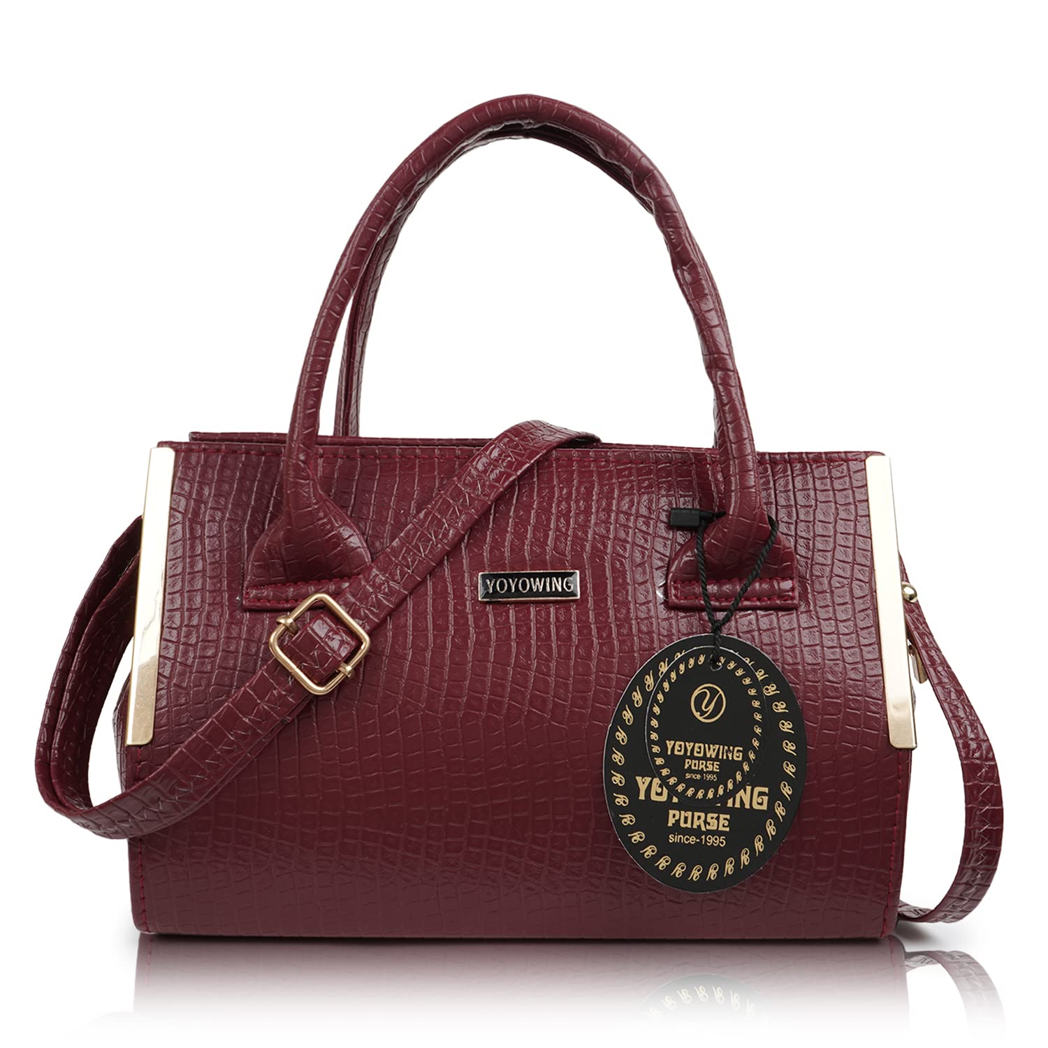 YOYOWING Hand bag for women Synthetic Leather Cross body Ladies purse sling Satchel travel shoulder strap (B0B82XMSCB) Amazon Price History, Amazon Price Tracker