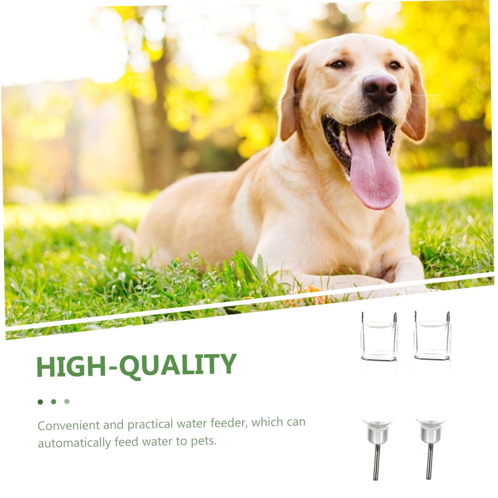 FOMIYES 4 Pz Fontanella Borraccia per cani da parete distributore d'acqua per animali domestici borraccia stich borraccia per animali domestici dispositivo per bere acqua lotta francese