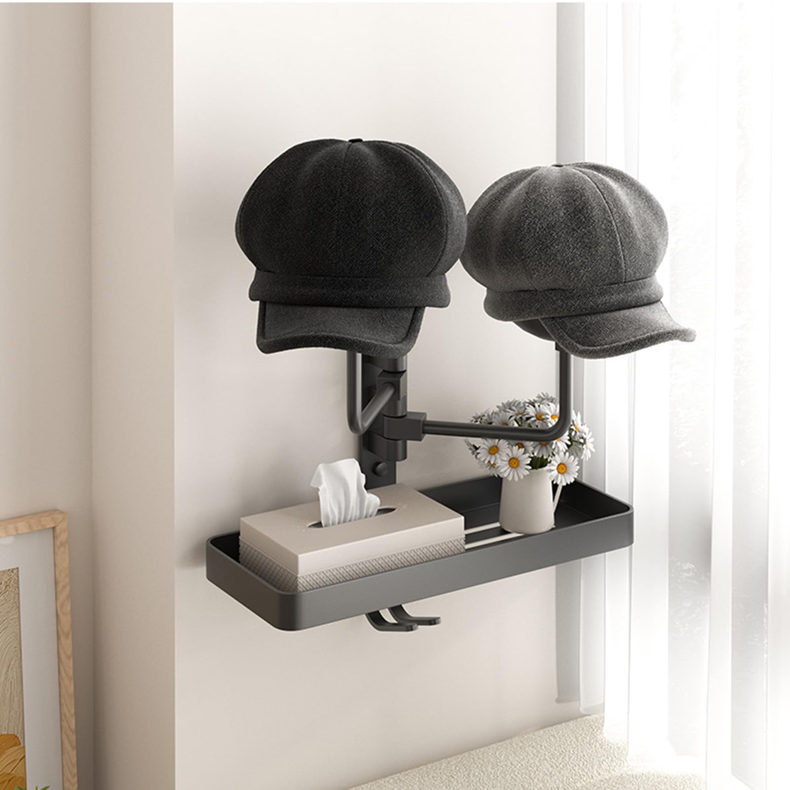 Soporte de pared para sombrero de seguridad para moto