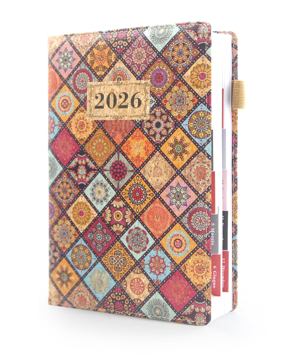 （Gen.-Dic.2026）HW CASA Agenda Giornaliera 2026 Formato A5, Festività Multilingue (DE/IT/ES/EN/FR),Gennaio-Dicembre 2026