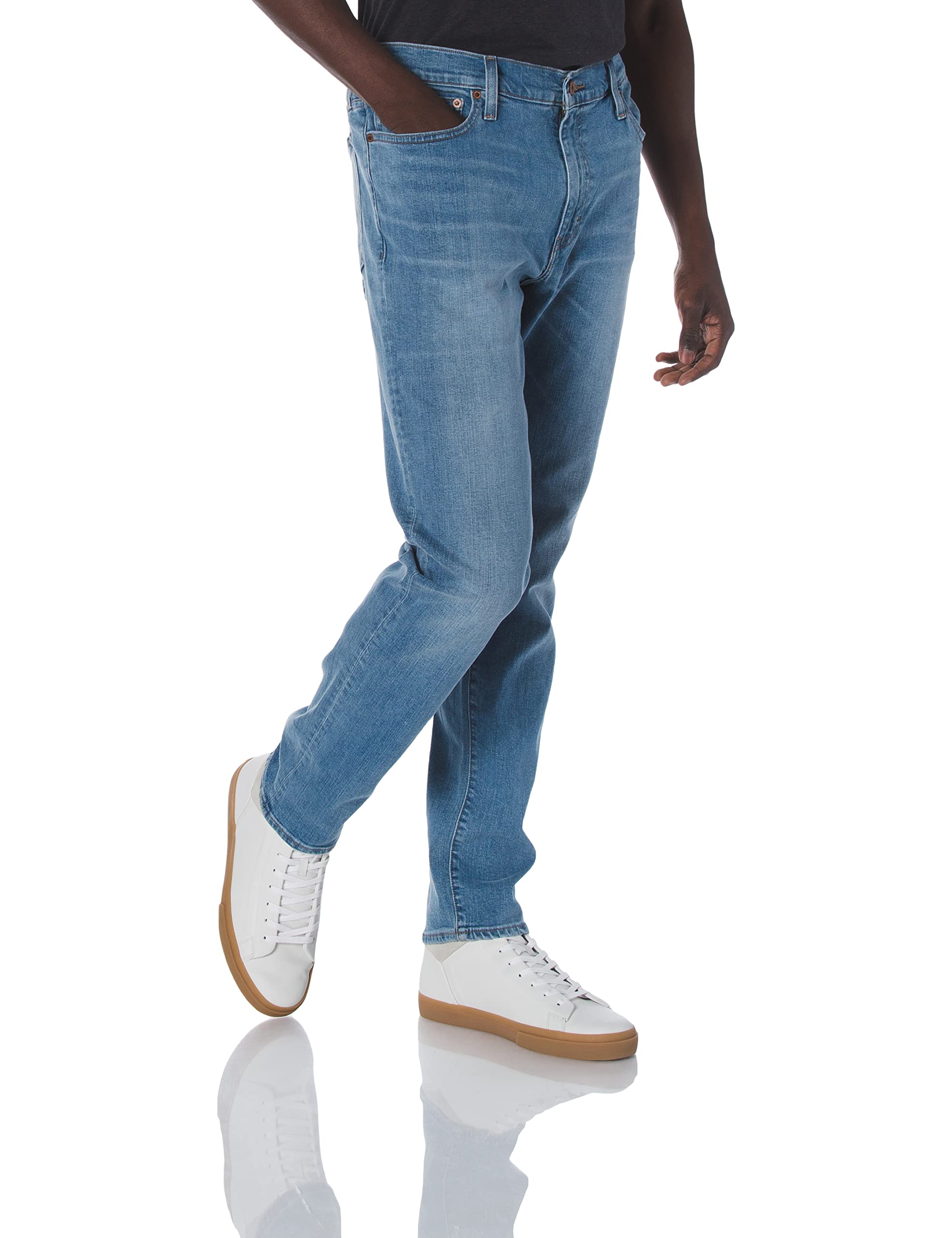 J.Crew Mercantile Men's Straight Fit Jean - Stretch Denim, Zip Fly, Classic 5-Pocket Style - View #5