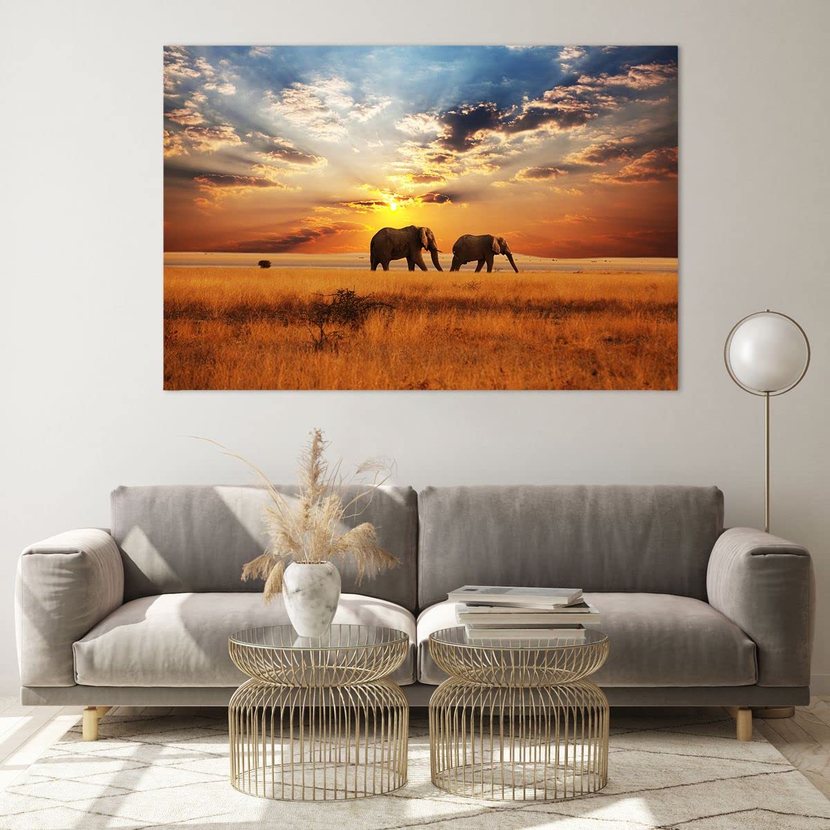 ARTTOR Tableau Décoratif en Verre 120x80cm Paysages Nature - 3150