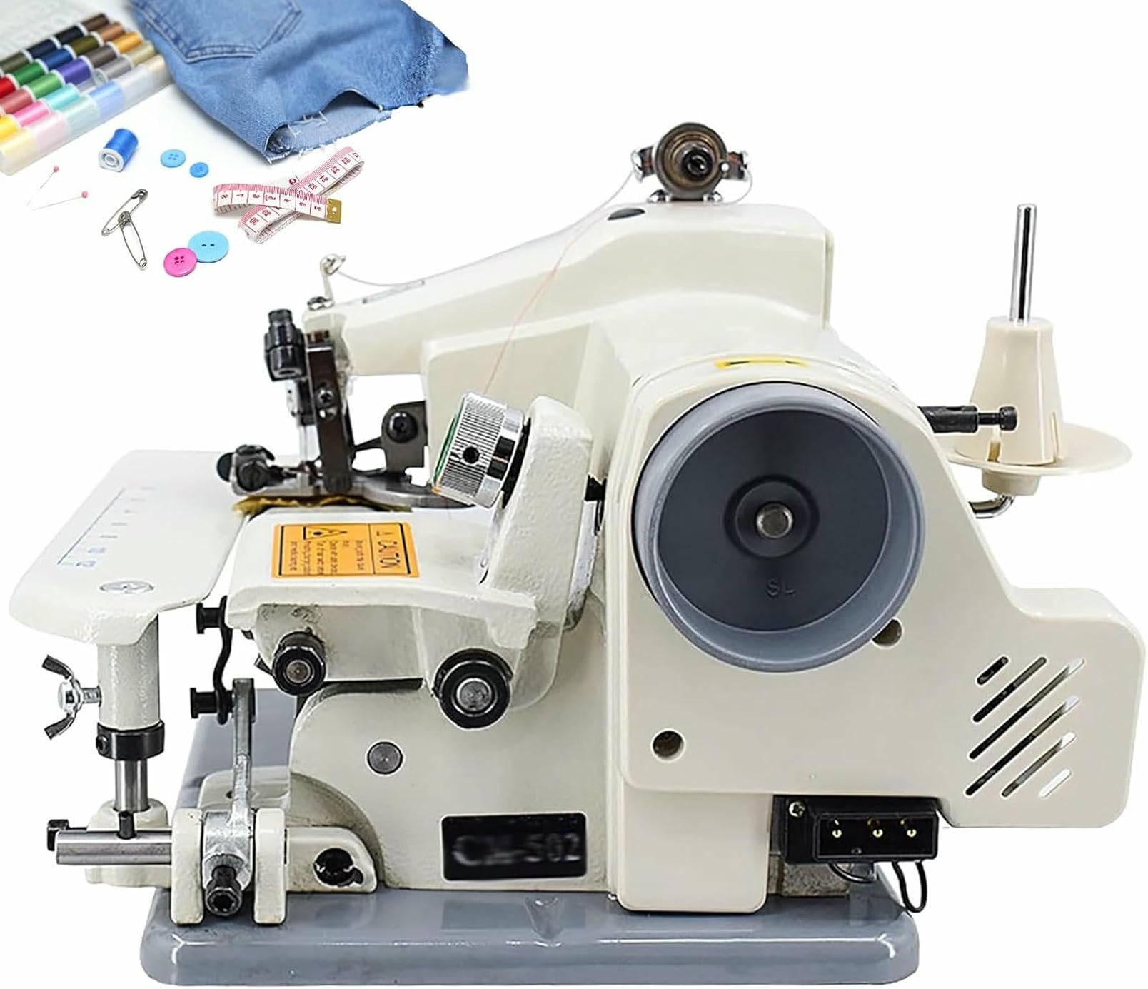 Máquina de hemting de Puntada de Ciego eléctrico, máquina de Bordado portátil de 1200 RPM, máquina de Coser de modista de Vestimenta para Tiendas de Ropa, fábricas, lavanderías, Tiendas a Medida