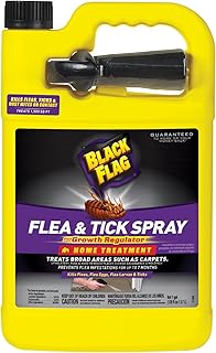 Black Flag Flea & Tick Killer Home Treatment with Growth Regulator Spray, 1 gallon
