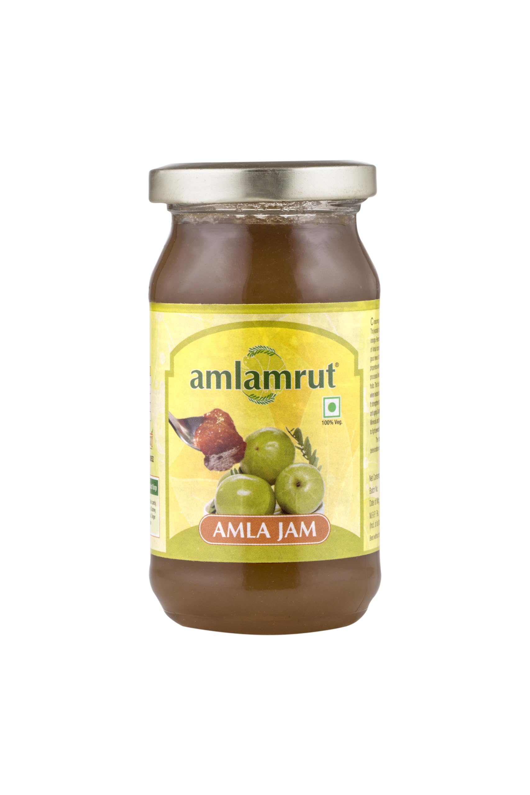 Amlamrut Amla Jam, Indian Gooseberry Fruit Spread, Rich in Vitamin C, 250g-image-29