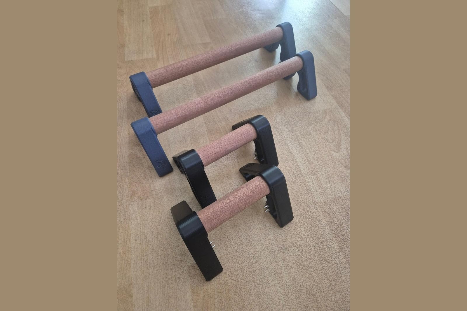 DDD Premium Parallettes aus Echtholz-Pro - 500mm / Buche