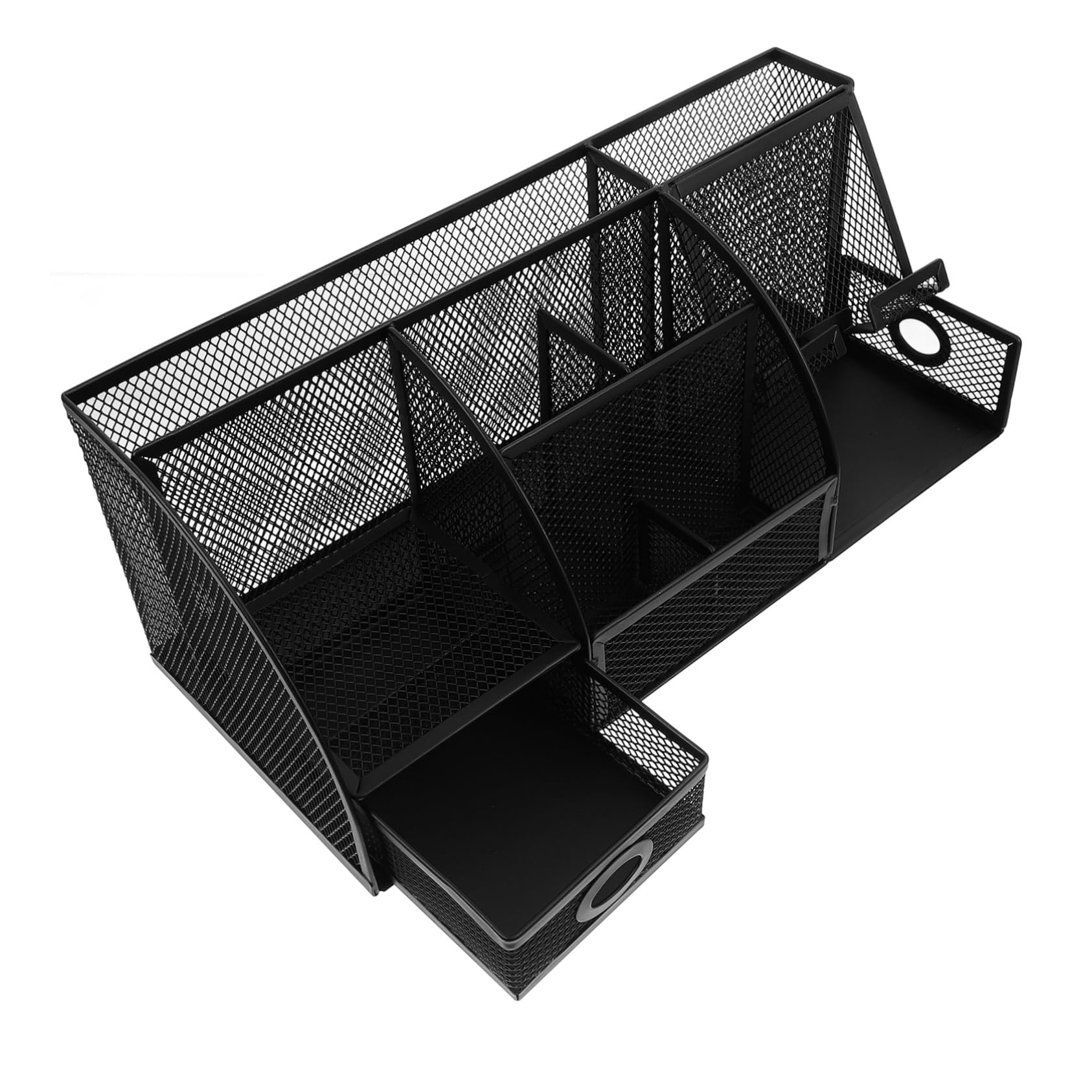NUOBESTY Porte-stylo de Bureau Organisateur de Papeterie Boîte de Rangement pour Fournitures Conteneur de Rangement de Table Compact