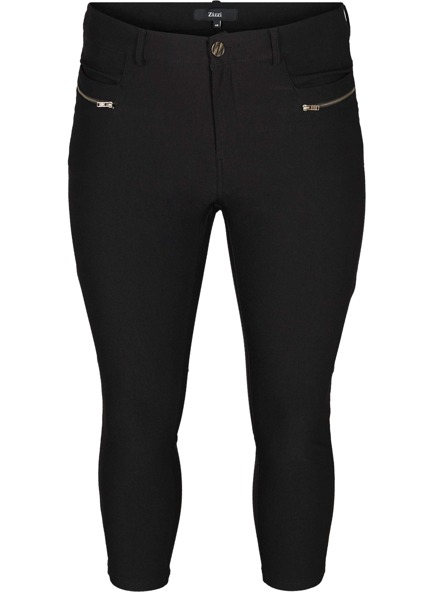 Zizzi Große Größen Damen Enganliegende Caprihose Gr