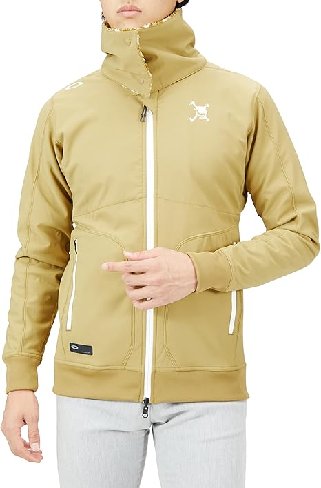 Oakley SKULL REVERSIBLE WIND JACKET 2.0 Jacket, BLACK PRINT FW22