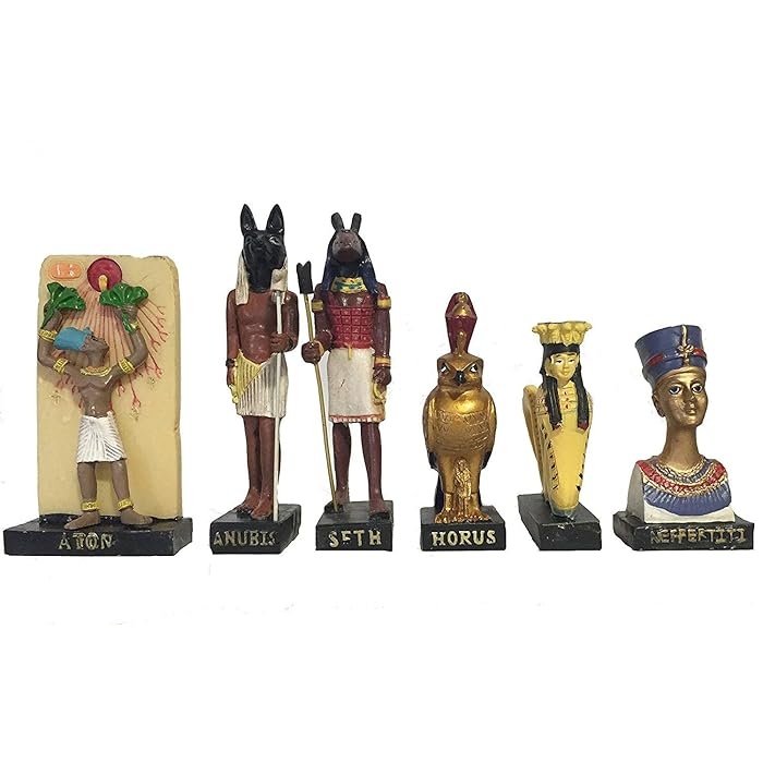 Buy Ancient Egypt Egyptian God 11 Figurines Set Resin Statue size 5