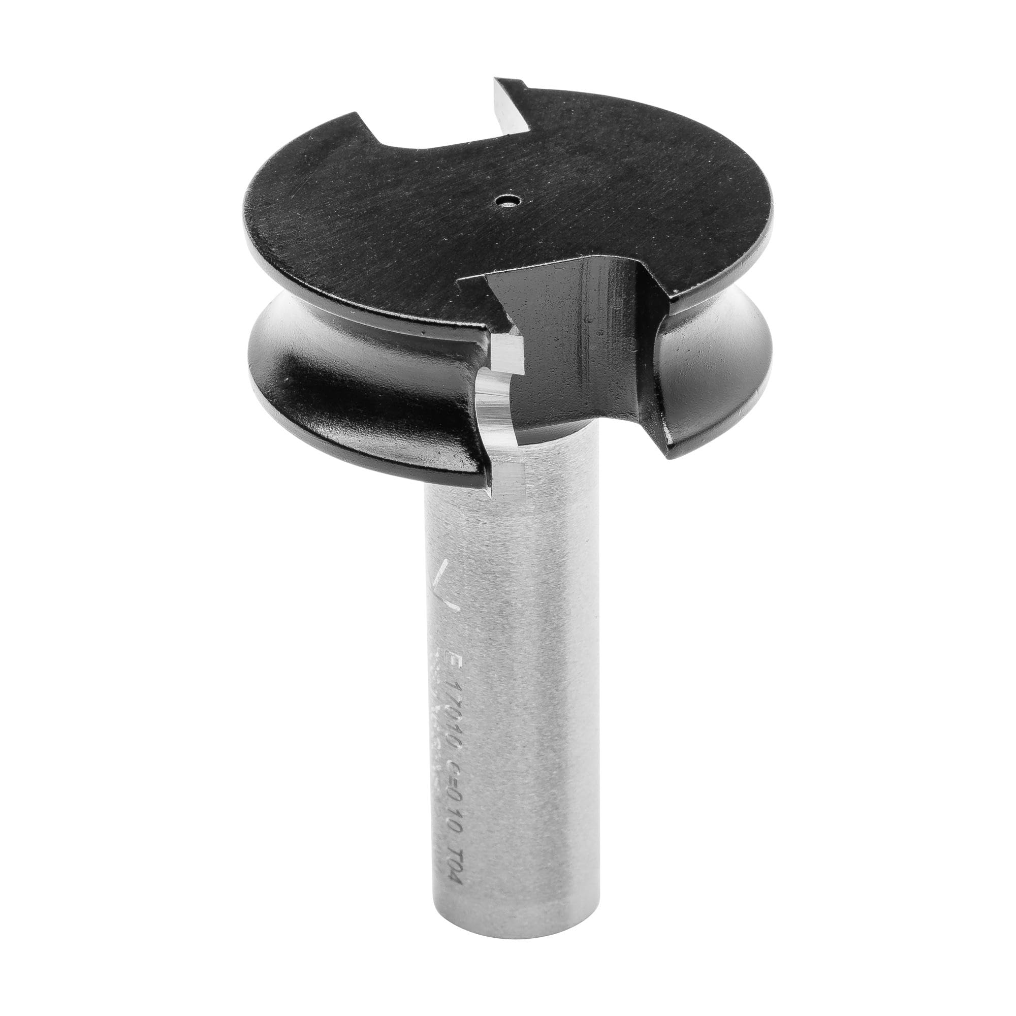ENT 17010 Fresa redonda convexa, en carburo, Vástago (S) 12 mm, Diámetro (D) 38,1 mm, NL 6,35 mm, R 3,18 mm, SL 40 mm