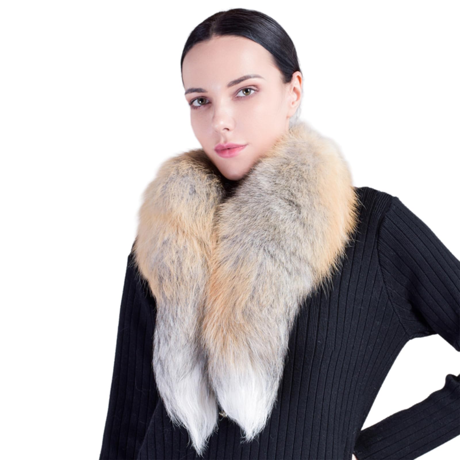Sciarpa, spessa sciarpa per collo casual invernale caldo collo peloso sciarpa donna formale festa collo scaldacollo elegante foto puntelli scialle