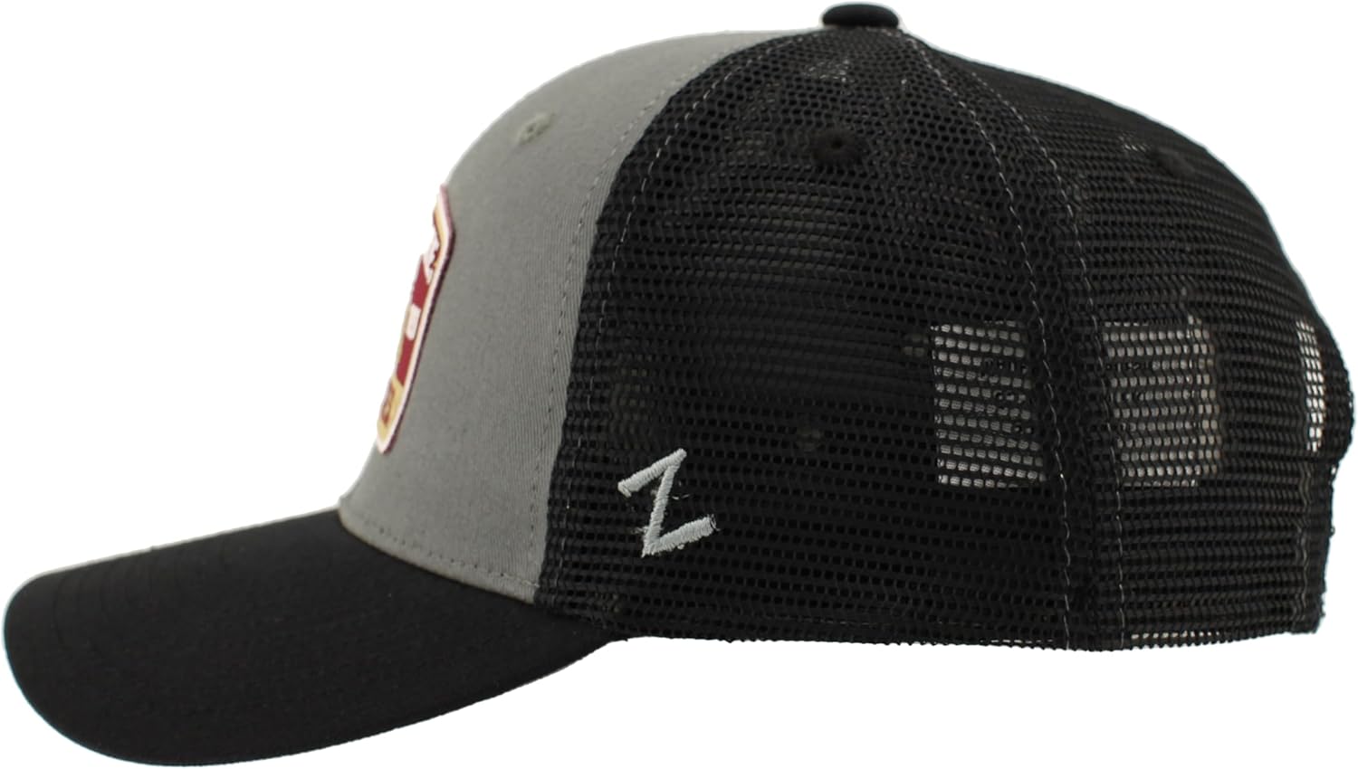 Florida State Seminoles NCAA Officially Licensed Snapback Hat Big Rig Patch Black Gray Switchback - Image 3