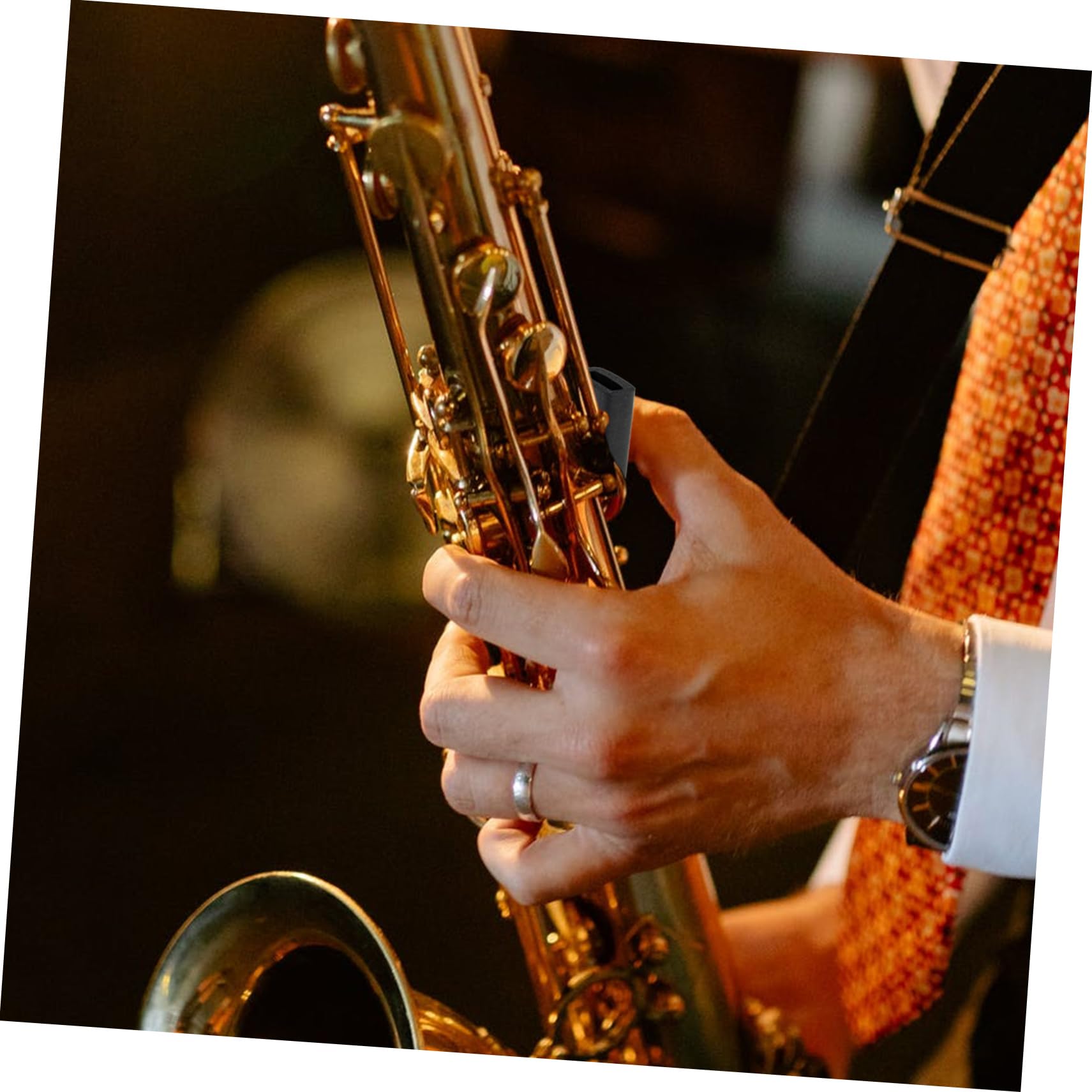 VICASKY 25stücke Saxophon Fingerunterstützung Daumenauflagen Für Besseren Spielkomfort Praktisches Zubehör Für Saxophonisten Stabil Langlebig Und Bequem