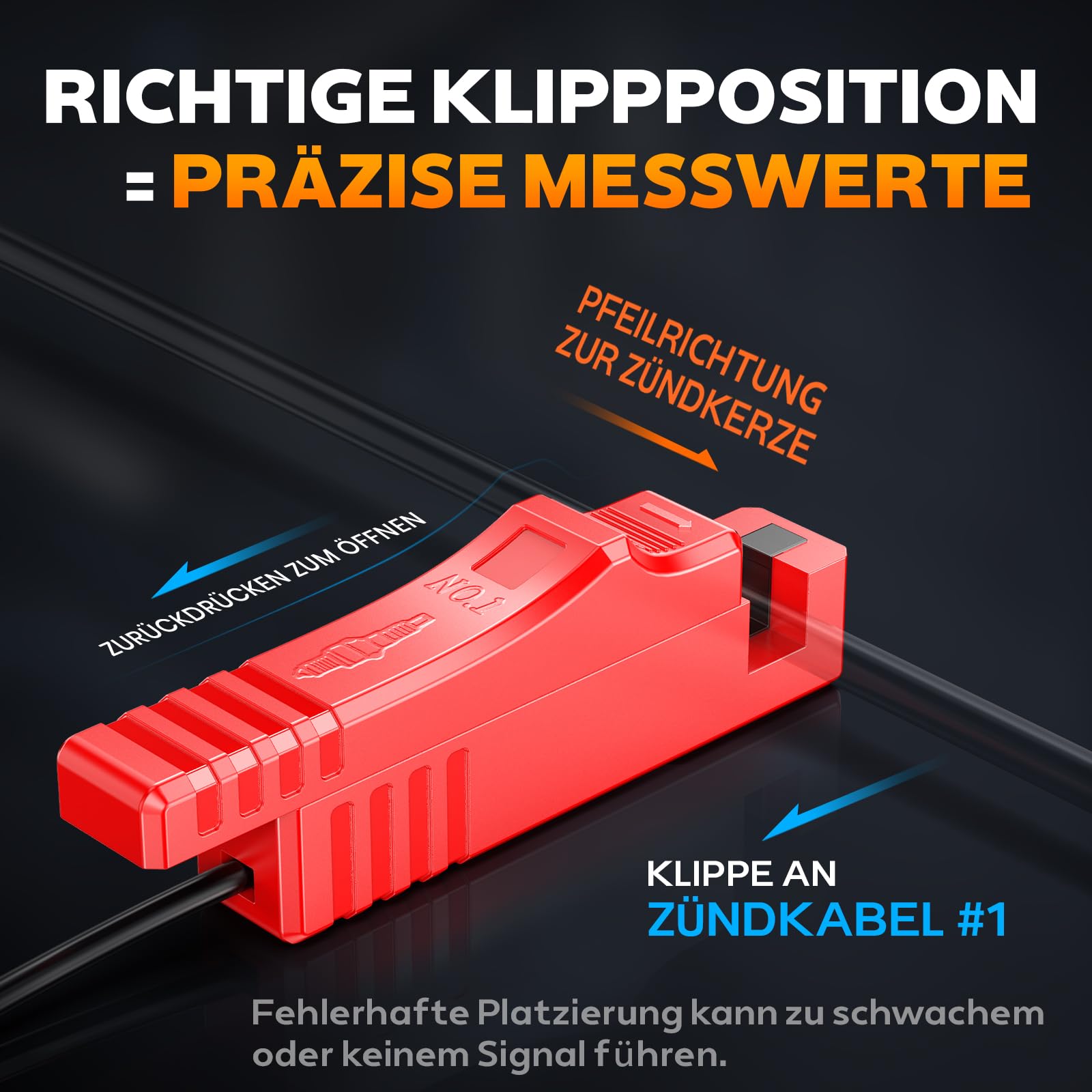 KZYEE KT60 Stroboskoplampe Zündung mit Advance & RPM 12V Zündlichtpistole | LED-Digitalanzeige Blitzpistole einstellbar Zündzeitpunktpistole für 2/4 Takt Auto LKW Motorrad Benzinmotoren Timing Light