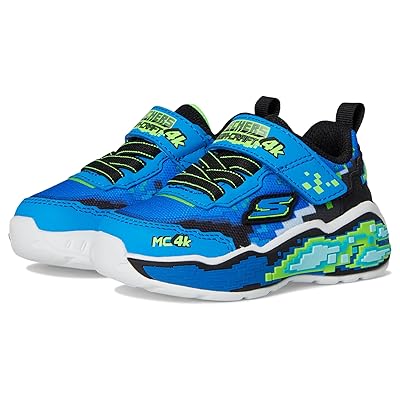 SKECHERS KIDS Mega Scene 402162N (Toddler) Boys Shoes Black/Blue/Lime