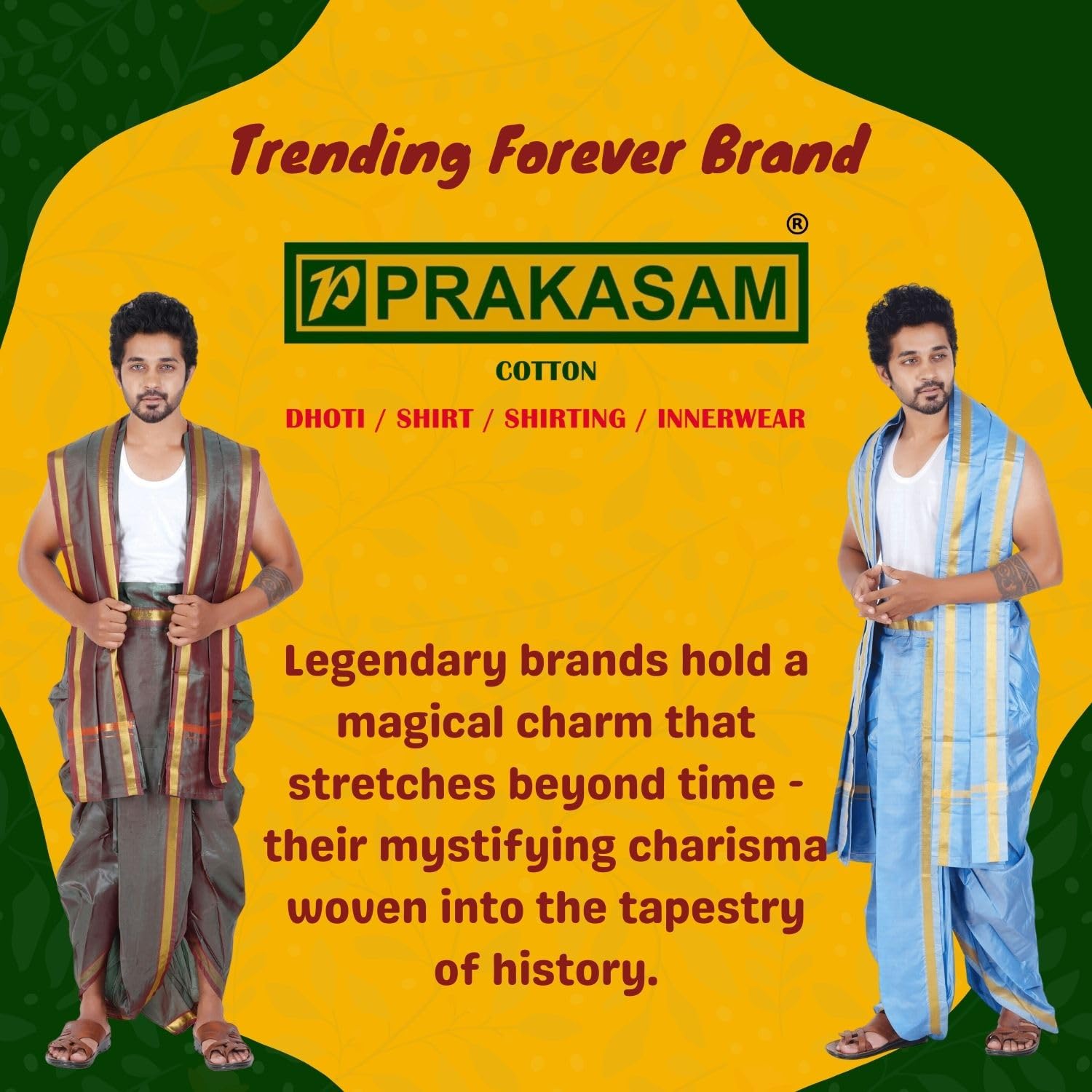 PRAKASAM COTTON Asha Pattu - Juego de pankakacham (seda sintética, 22,8 x 12,7 cm)